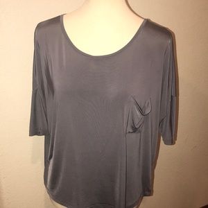 Silver color blouse